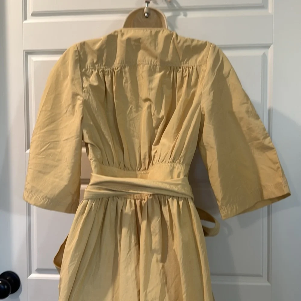 & Other Stories Voluminous Midi Wrap Dress Size 8 - Picture 9 of 10